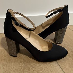 Marc Fisher Glitter-Heeled Pumps!